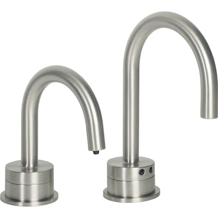 Macfaucets Matching Electronic Faucet AND Electronic Soap Dispenser, PR MP1101